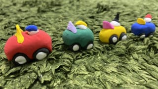 my littele car紙粘土